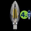 LD70301 - LEDURO LED FILAMENT CANDLE E14 4W 2700K CLEAR