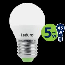 LEDURO LED PING PONG E27 5W 2700K OPÁL